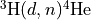 ^3\mathrm{H}(d, n)^4\mathrm{He}